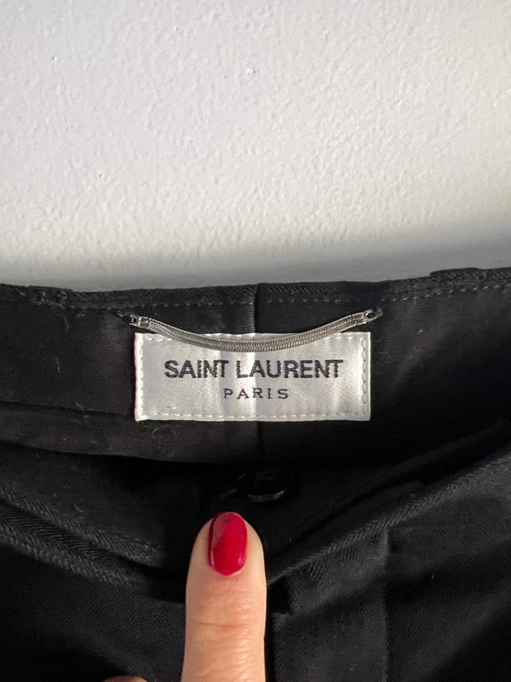 Saint Laurent Slim Black Pants